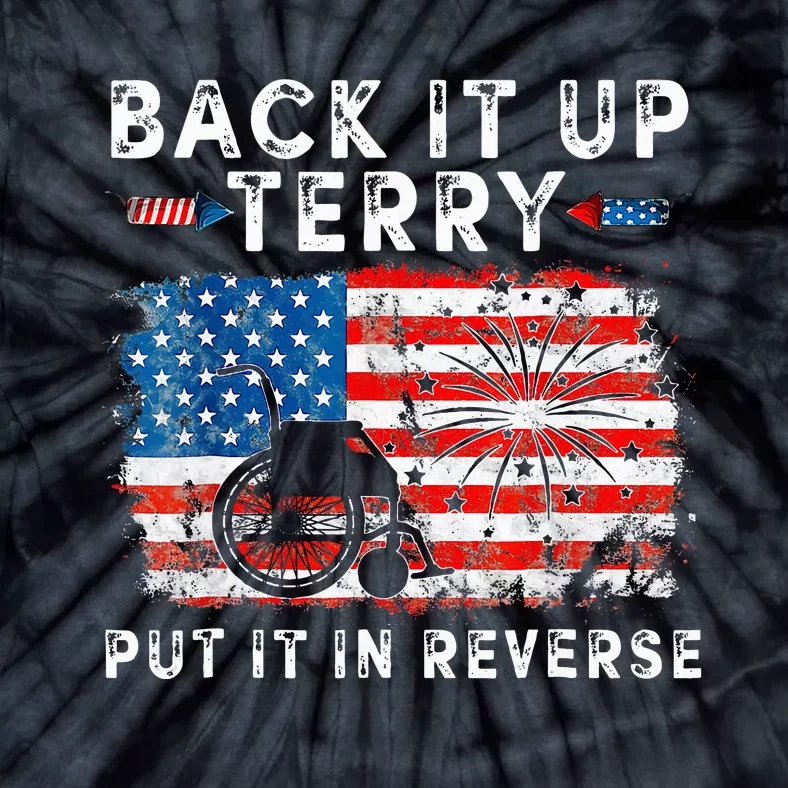 Retro Back Up Terry Put It In Reverse 4th Of July Fireworks Tie-Dye T-Shirt