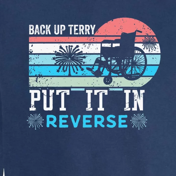 Retro Back Up Terry- Back It Up Terry 4th of July Fireworks Garment-Dyed Sweatshirt