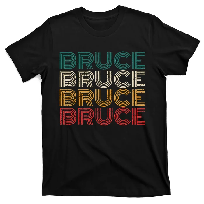 Retro Bruce Vintage Distressed Style T-Shirt