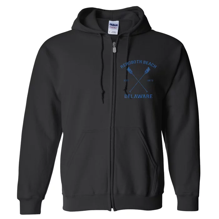 Rehoboth Beach Vacation Full Zip Hoodie