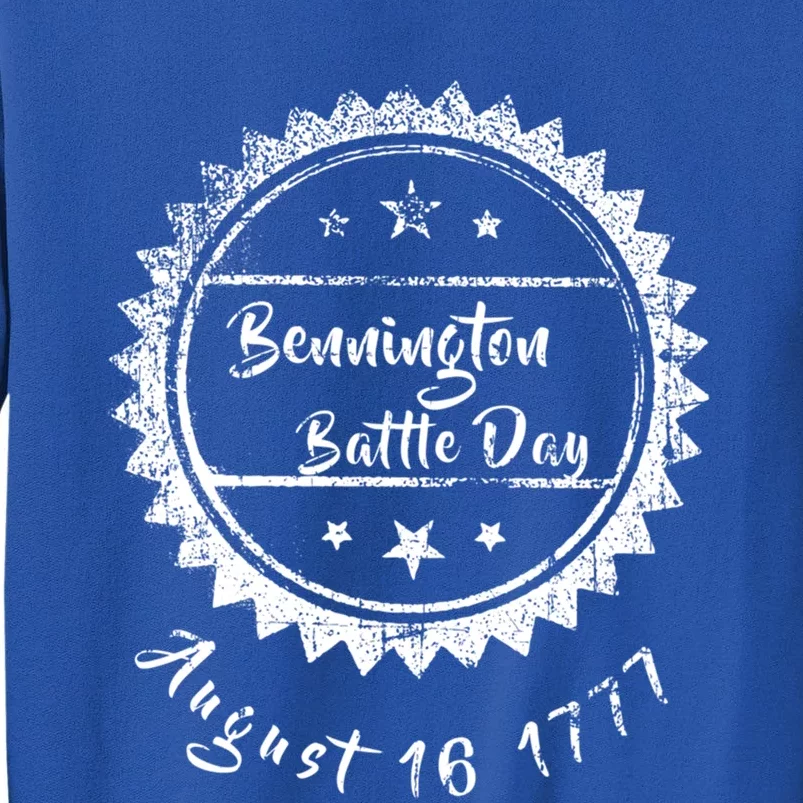 Retro Bennington Vermont Battle Day Rememberance Aug 17 1775 Gift Tall Sweatshirt