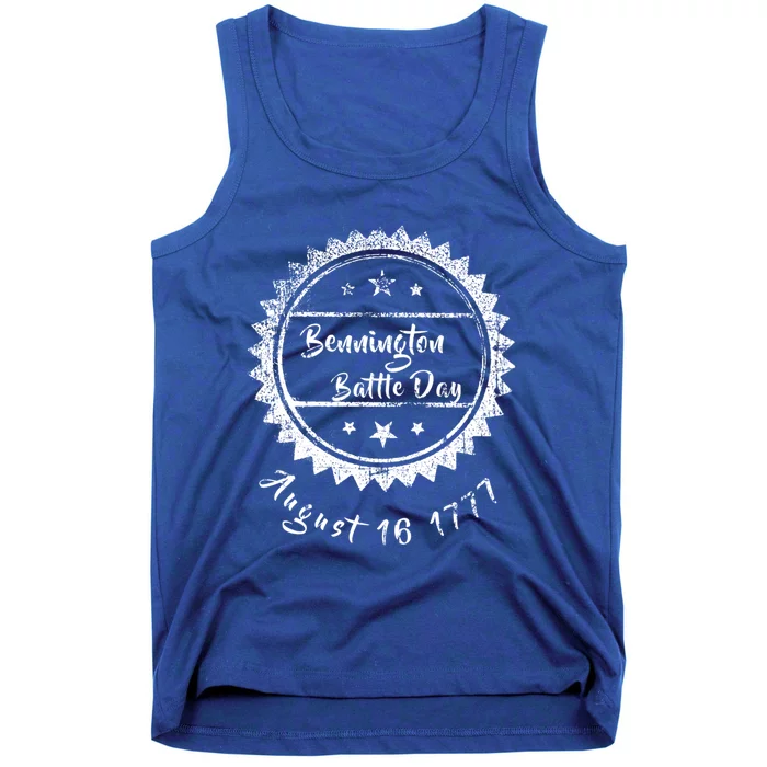 Retro Bennington Vermont Battle Day Rememberance Aug 17 1775 Gift Tank Top