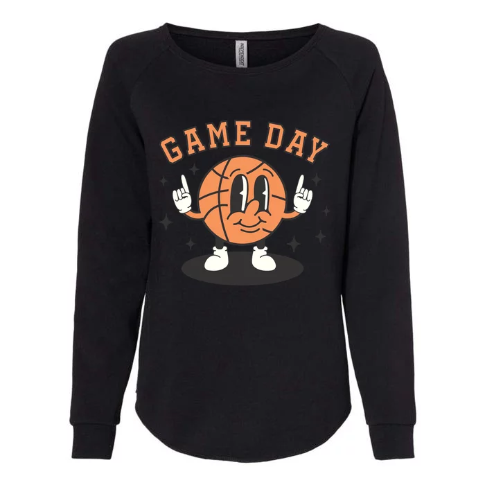 Retro Basketball Vintage Game Day Basketball Player Wo Womens California Wash Sweatshirt