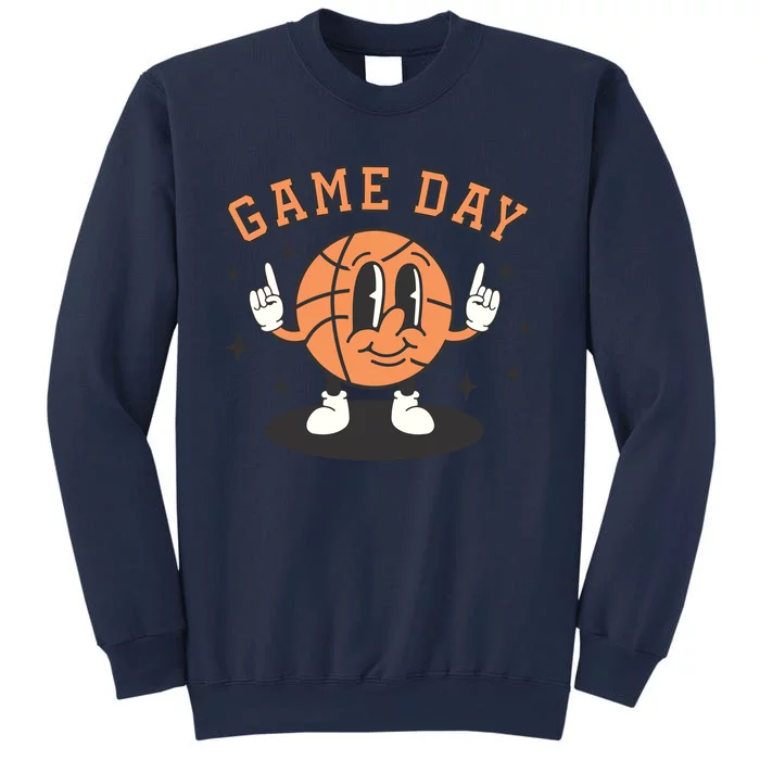 Retro Basketball Vintage Game Day Basketball Player Wo Sweatshirt