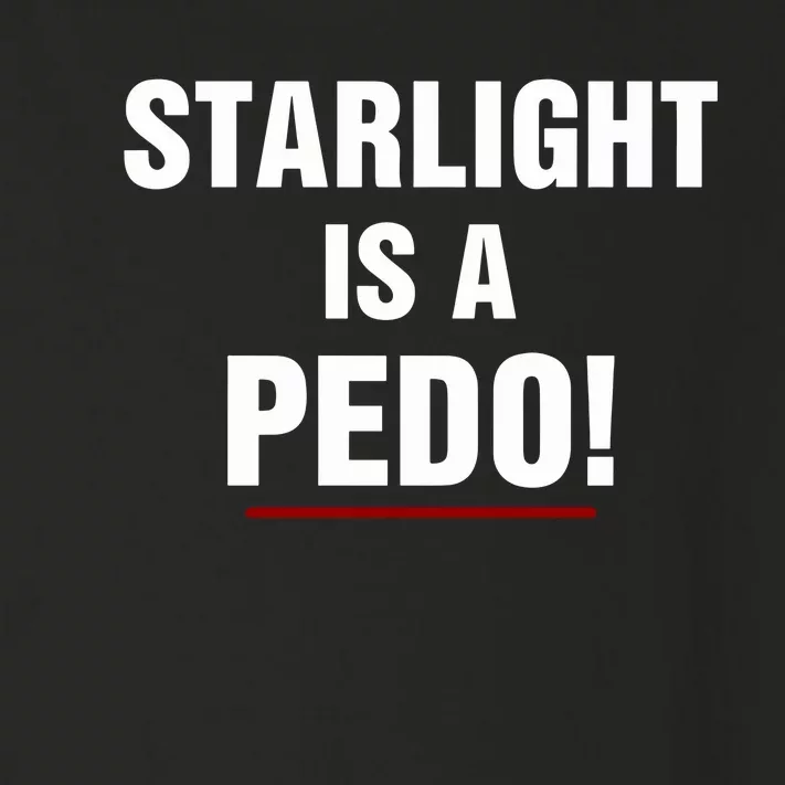 Rob Benedict Wearing Starlight Is A Pedo Toddler Long Sleeve Shirt