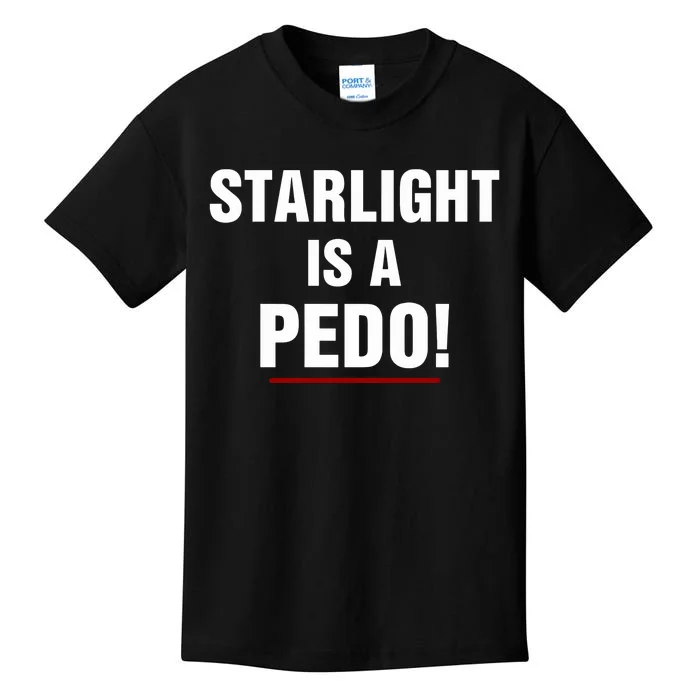 Rob Benedict Wearing Starlight Is A Pedo Kids T-Shirt