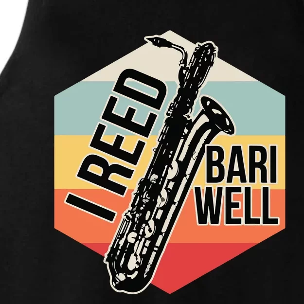 Reed Bari Well Baritone Sax Saxophone Player Musician Gift Ladies Tri-Blend Wicking Tank