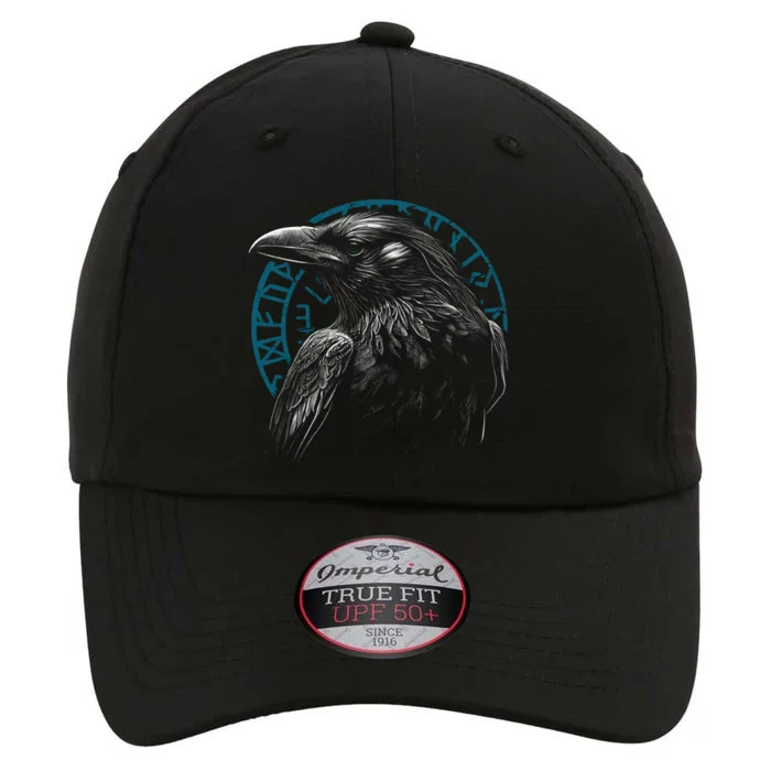 Raven Bird With Viking Rune The Original Performance Cap