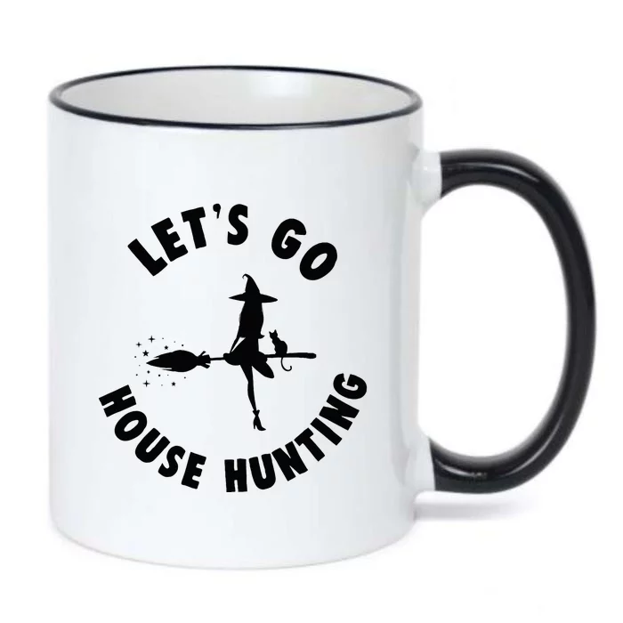 Realtor Beautiful Witch Halloween Lets Go House Hunting Black Color Changing Mug