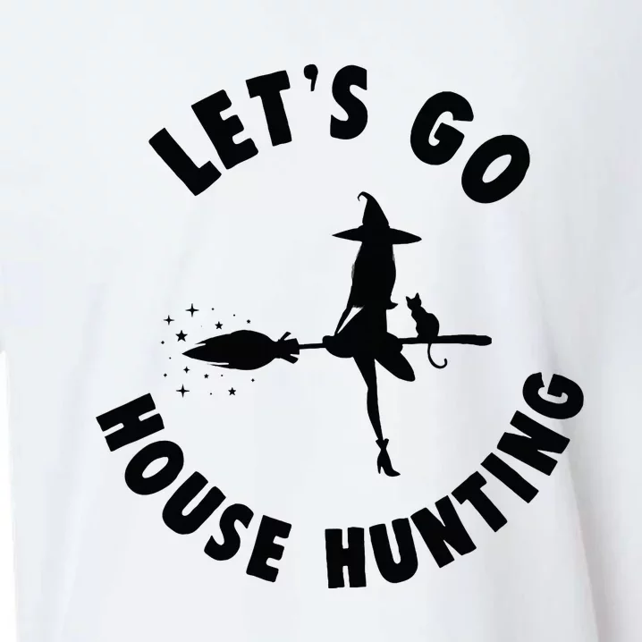 Realtor Beautiful Witch Halloween Lets Go House Hunting Sueded Cloud Jersey T-Shirt