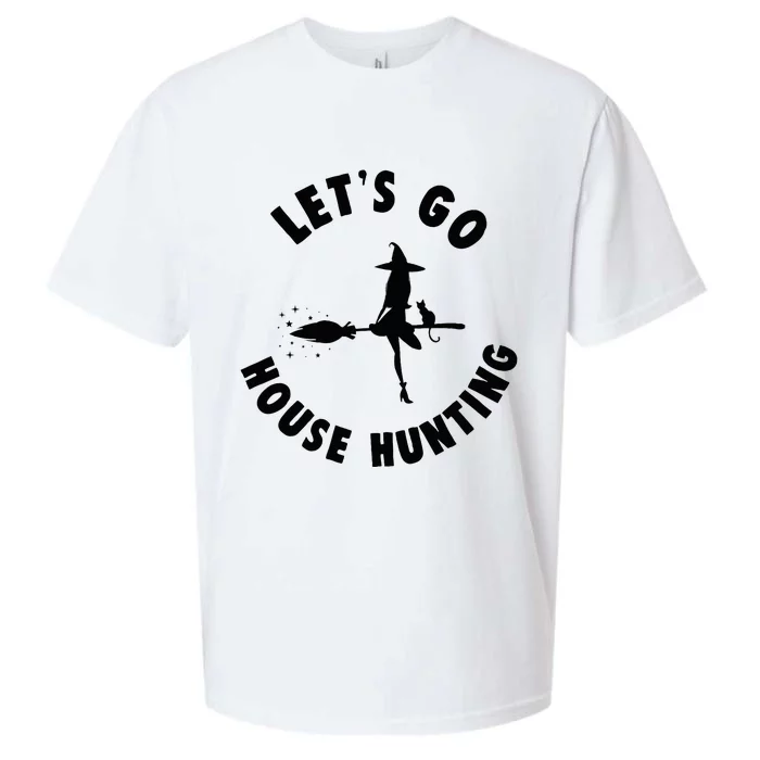 Realtor Beautiful Witch Halloween Lets Go House Hunting Sueded Cloud Jersey T-Shirt