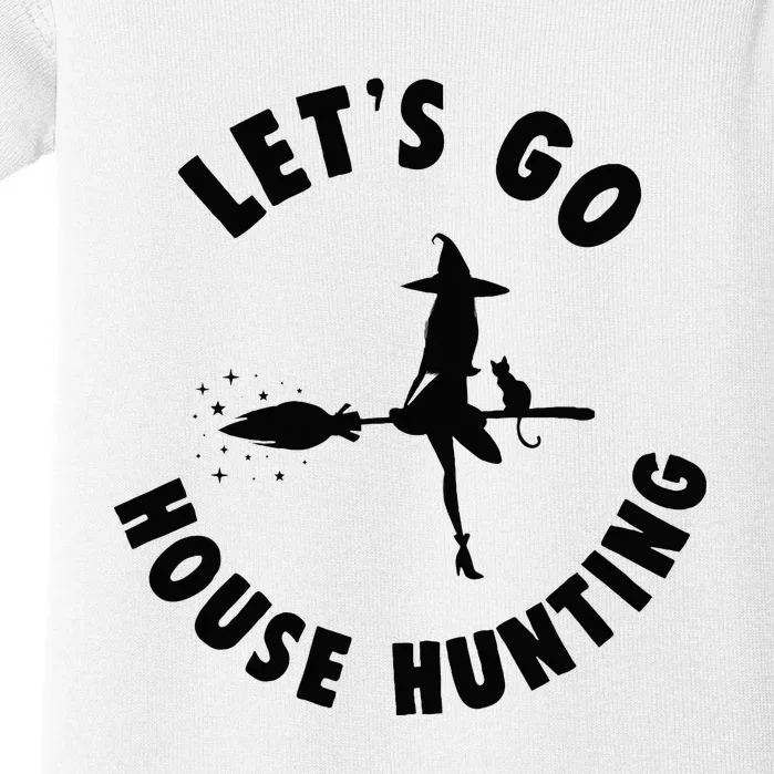 Realtor Beautiful Witch Halloween Lets Go House Hunting Baby Bodysuit