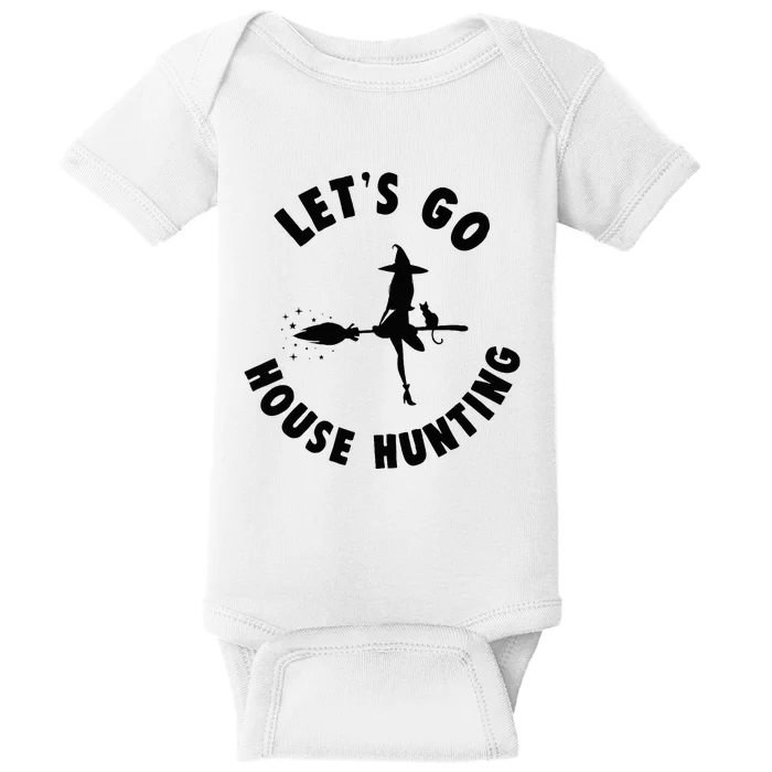 Realtor Beautiful Witch Halloween Lets Go House Hunting Baby Bodysuit