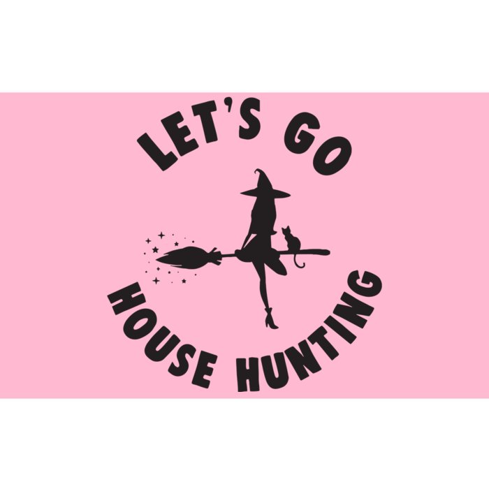 Realtor Beautiful Witch Halloween Lets Go House Hunting Bumper Sticker