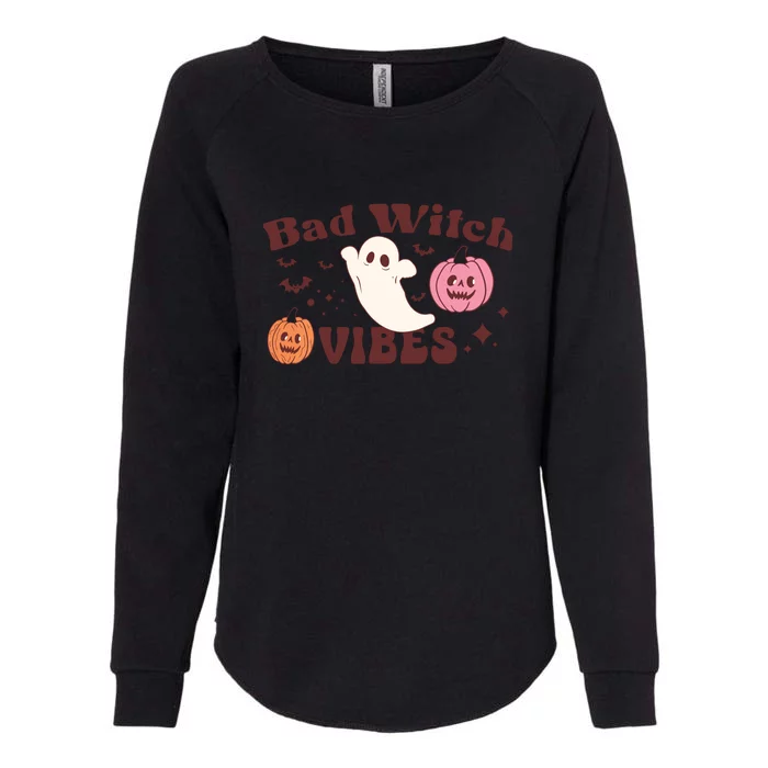 Retro Bad Witch Vibes Halloween Costume Funny Spooky Season Gift Womens California Wash Sweatshirt