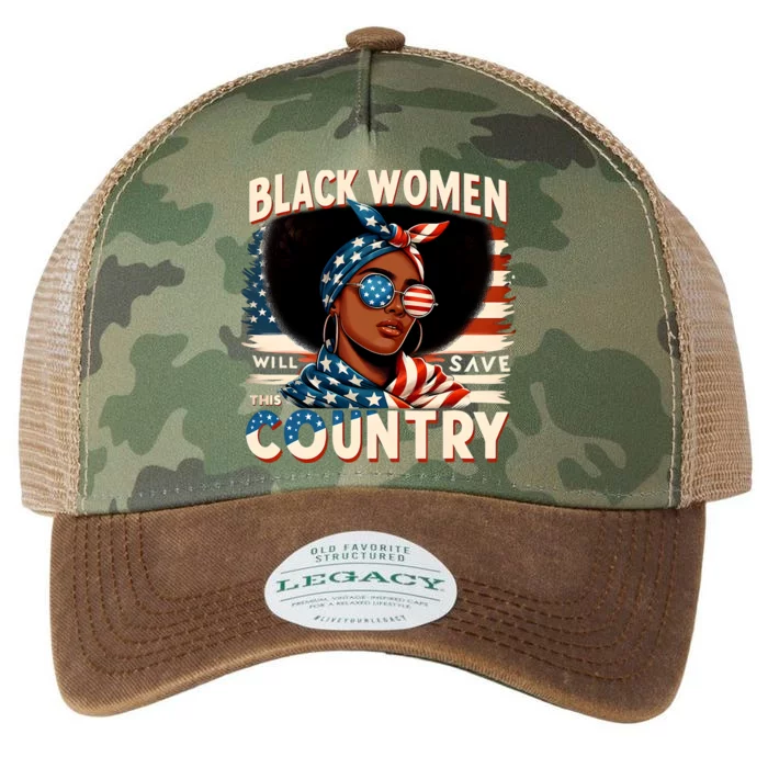 Retro Black Women Will Save This Country LocD Hair Kamala Legacy Tie Dye Trucker Hat