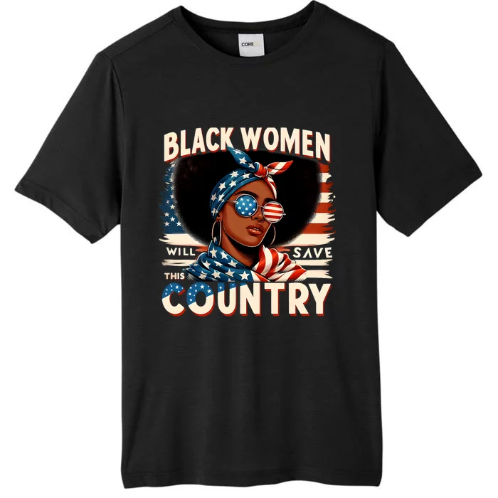 Retro Black Women Will Save This Country LocD Hair Kamala ChromaSoft Performance T-Shirt