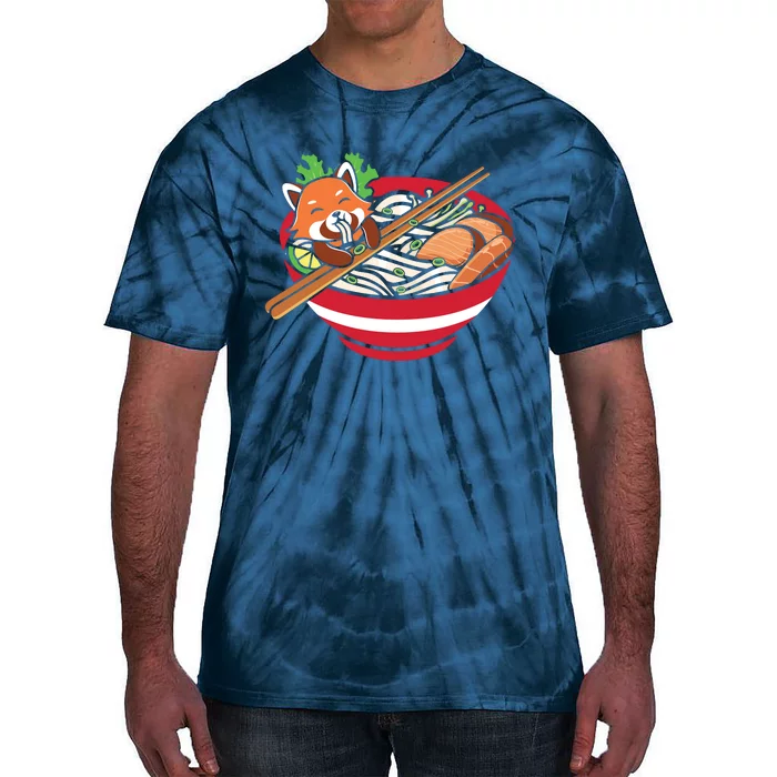 Red Bowl With Pho Noodles Graphic Plus Size Premium Shirts For Male Female Unise Tie-Dye T-Shirt