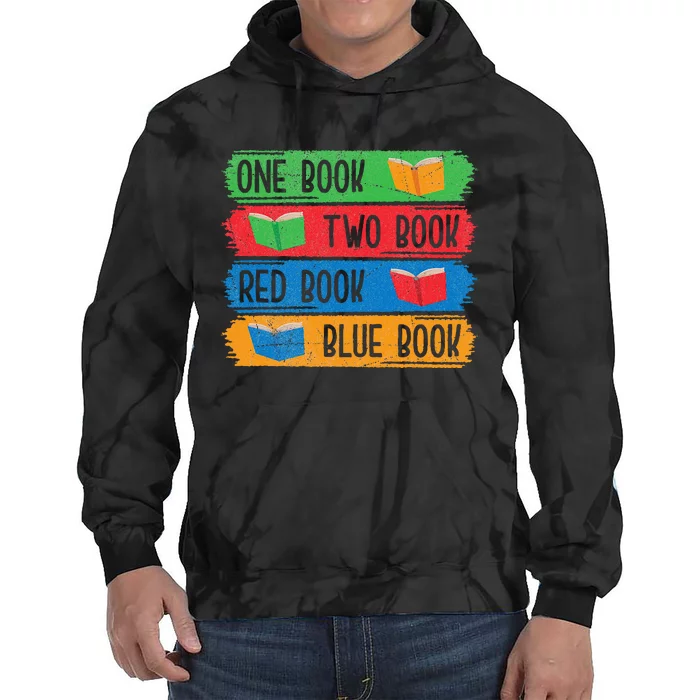 Reading Book Worm Bibliophiles Nerds Librarians Tie Dye Hoodie