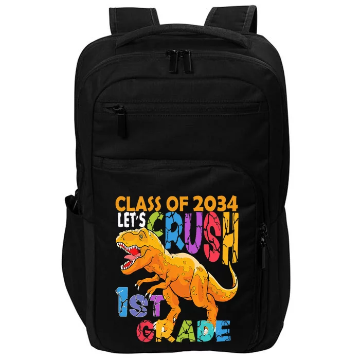 Ready Crush 1st Grade Dinosaur First Back To School Boy Impact Tech Backpack