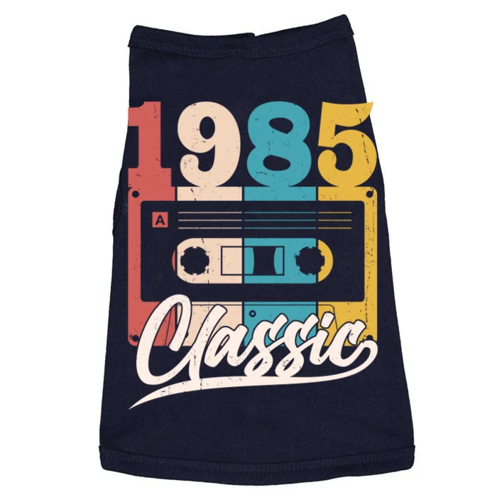 Retro Classic 1985 Birthday Cassette Tape Doggie Tank