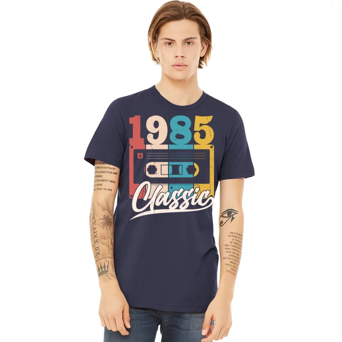 Retro Classic 1985 Birthday Cassette Tape Premium T-Shirt