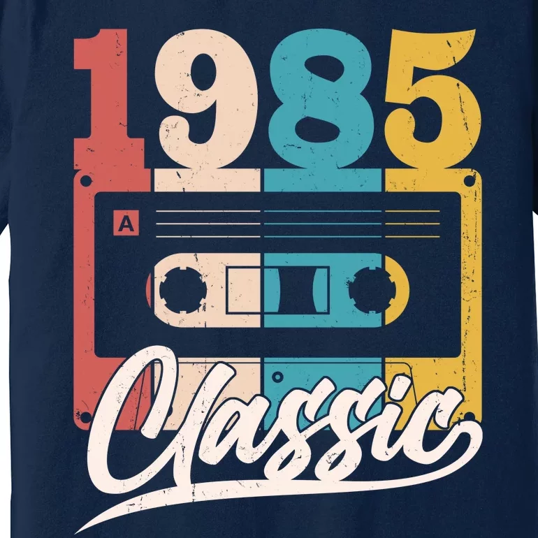 Retro Classic 1985 Birthday Cassette Tape Premium T-Shirt