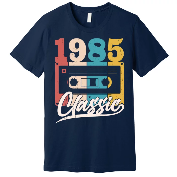 Retro Classic 1985 Birthday Cassette Tape Premium T-Shirt