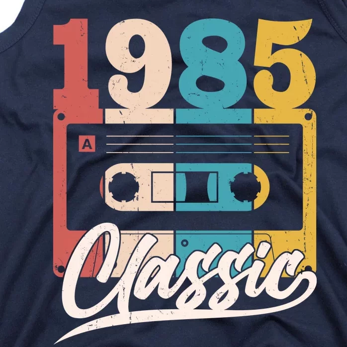 Retro Classic 1985 Birthday Cassette Tape Tank Top