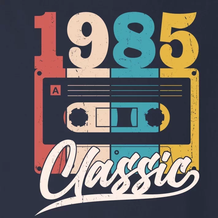 Retro Classic 1985 Birthday Cassette Tape Toddler Long Sleeve Shirt