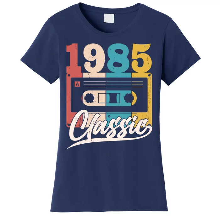 Retro Classic 1985 Birthday Cassette Tape Women's T-Shirt