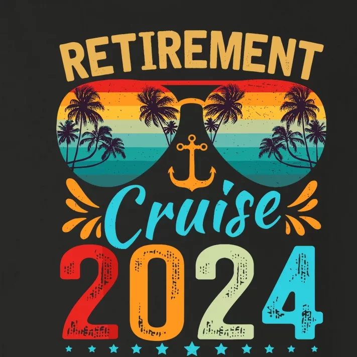 Retirement Cruise 2024 Retired Cruising Trip Vacation Toddler Long Sleeve Shirt