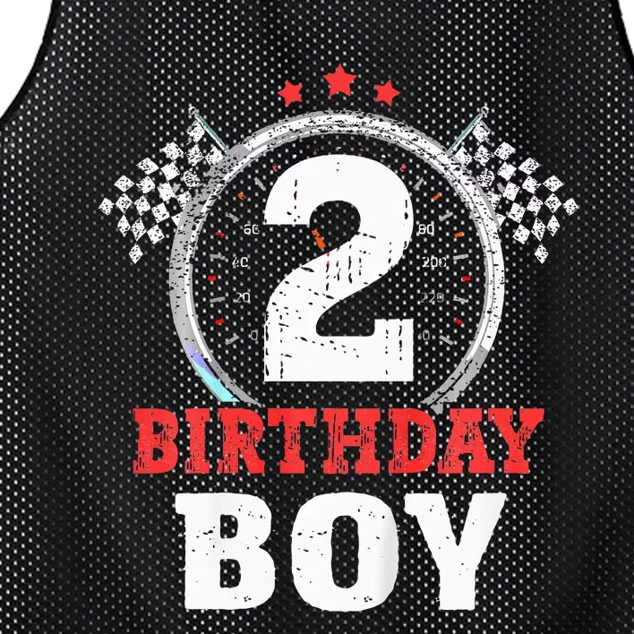 Race Car 2nd Birthday Party Supplies Mesh Reversible Basketball Jersey Tank