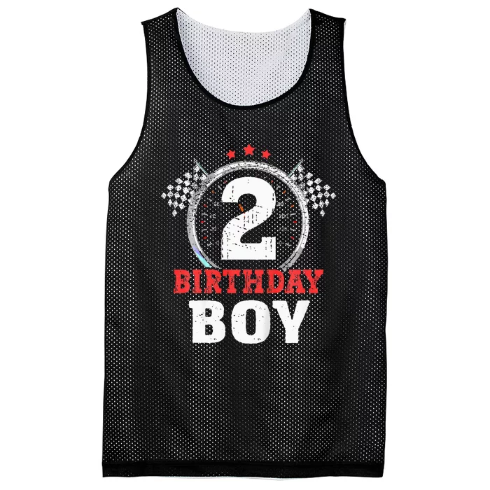 Race Car 2nd Birthday Party Supplies Mesh Reversible Basketball Jersey Tank