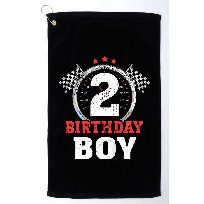 Race Car 2nd Birthday Party Supplies Platinum Collection Golf Towel