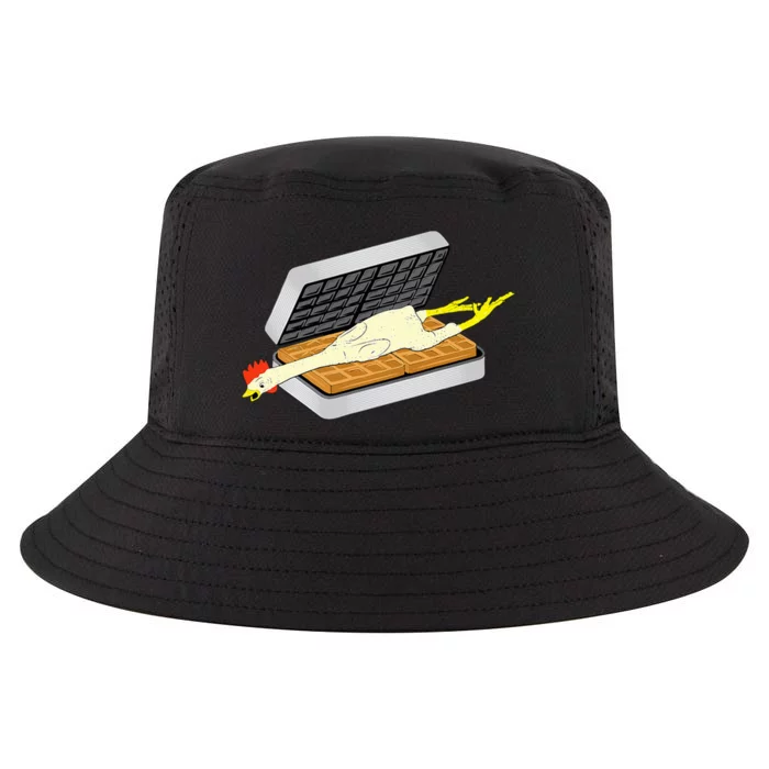 Rubber Chicken And Waffles Comedy Cool Comfort Performance Bucket Hat