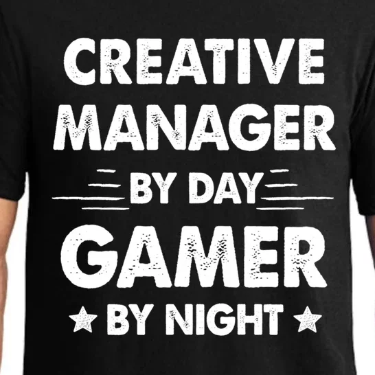 Retro Creative Ager By Day Gamer By Night Gift Pajama Set