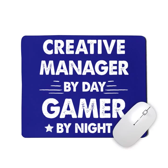 Retro Creative Ager By Day Gamer By Night Gift Mousepad