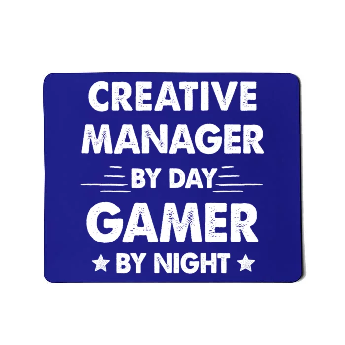 Retro Creative Ager By Day Gamer By Night Gift Mousepad