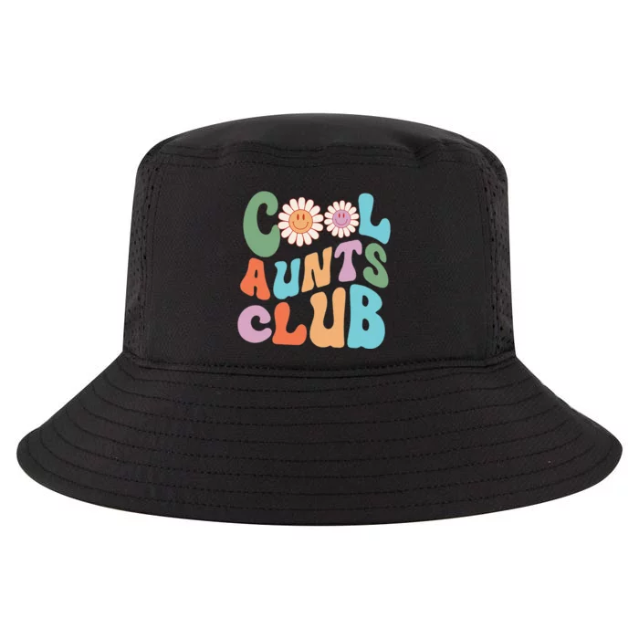 Retro Cool Aunt Club Happy Auntie Mothers Day Cool Comfort Performance Bucket Hat