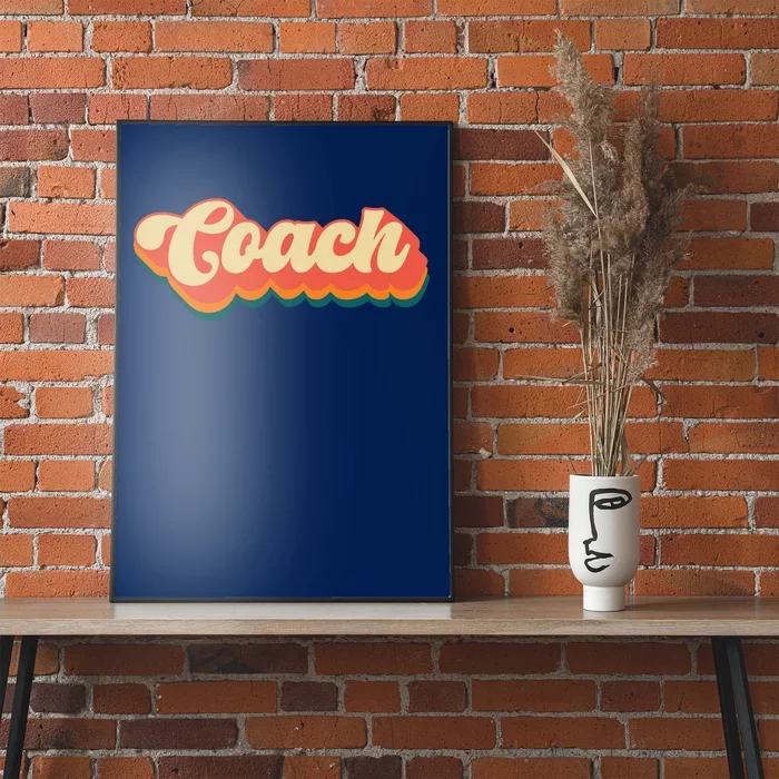 Retro Coach Apparel Coach Poster