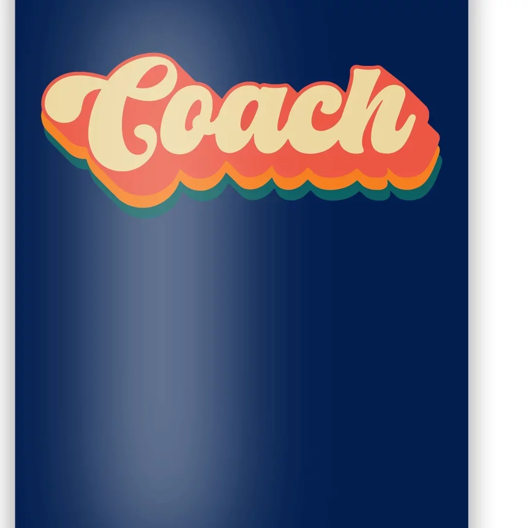 Retro Coach Apparel Coach Poster