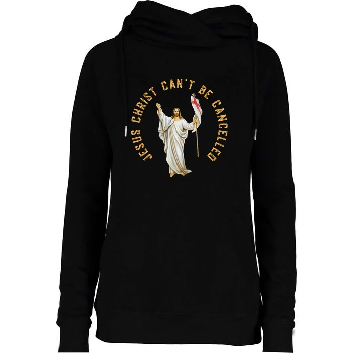 Roman Catholic Anti Cancel Culture Womens Funnel Neck Pullover Hood