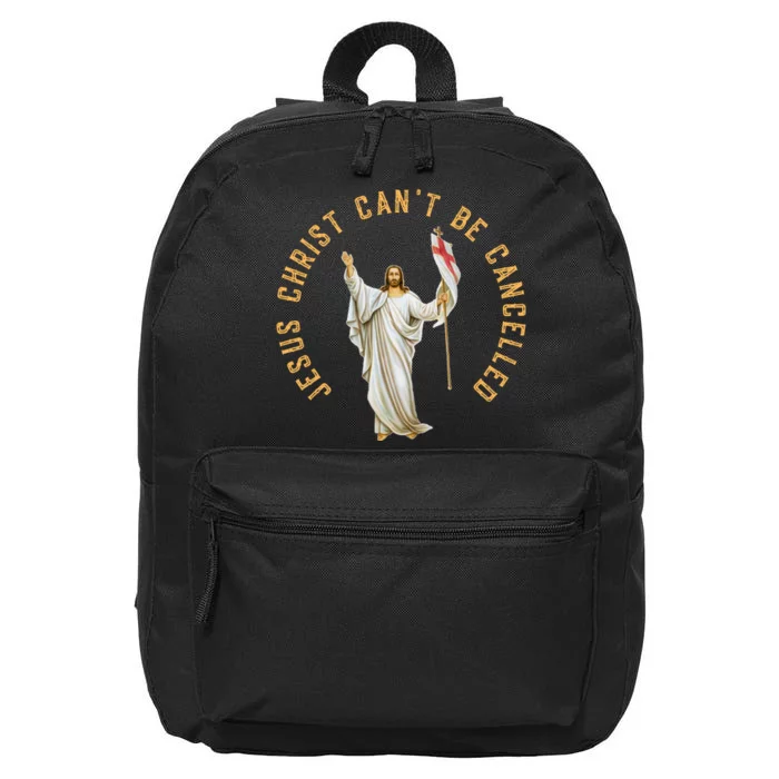 Roman Catholic Anti Cancel Culture 16 in Basic Backpack