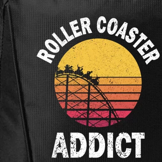 Roller Coaster Addict Funny Amuset Park Team Outfit Gift City Backpack