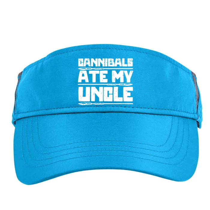 Retro Cannibals Ate My Uncle Joe Biden Satire Trump 2024 Adult Drive Performance Visor