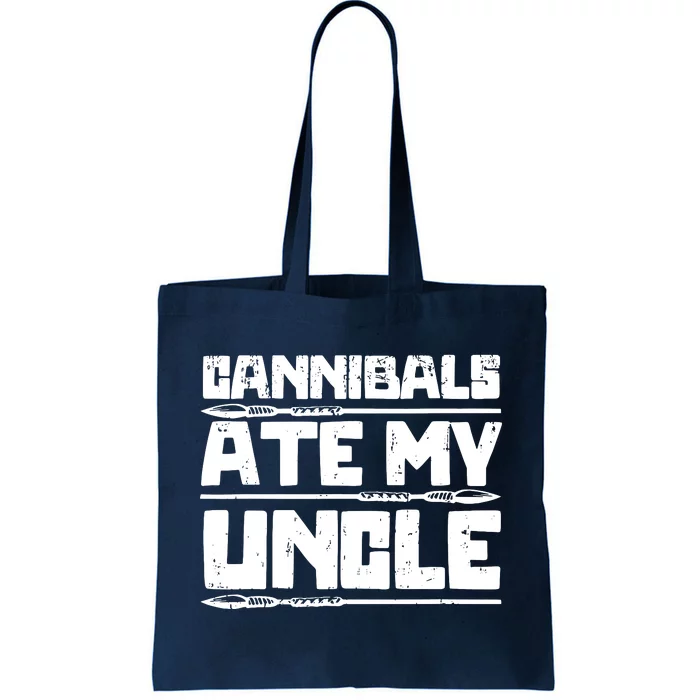 Retro Cannibals Ate My Uncle Joe Biden Satire Trump 2024 Tote Bag