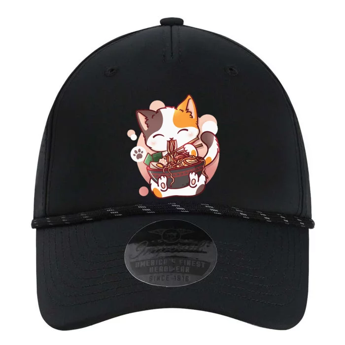 Ramen Cat Anime Kawaii Neko Japanese Performance The Dyno Cap