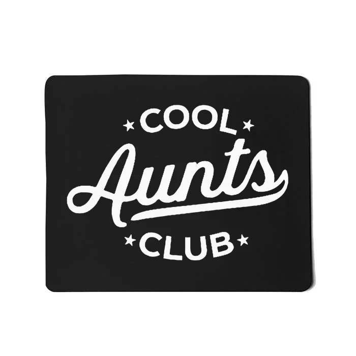 Retro Cool Aunts Club Best Auntie Ever Funny Aunt Pocket Mousepad