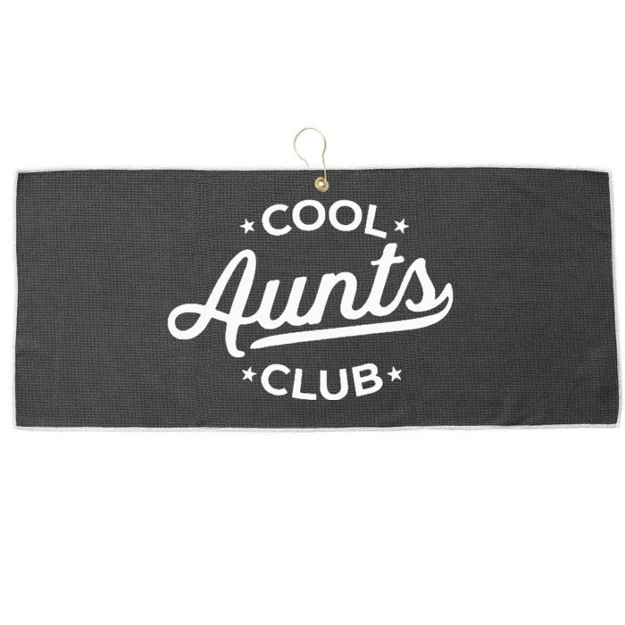 Retro Cool Aunts Club Best Auntie Ever Funny Aunt Pocket Large Microfiber Waffle Golf Towel